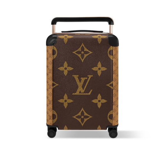 LV 클래식 브라운 골드 몬그램 4바퀴 기내용 캐리어 유니버설 바퀴 여행 트렁크